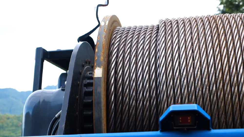 cables used on Falcon winch assist system