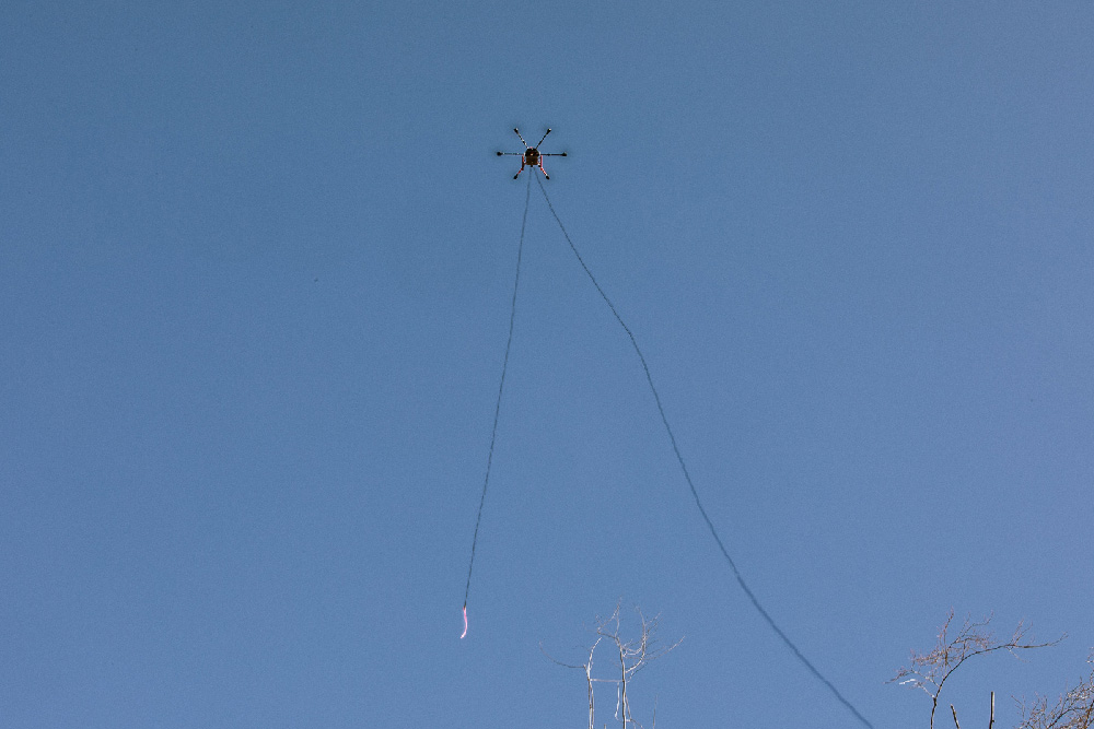 Drone carrying Haywire