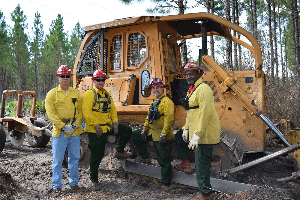 Forest Rangers Fight Wildfires