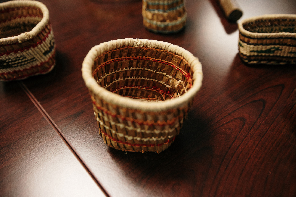 Handmade Quileute Cedar Bark Basket