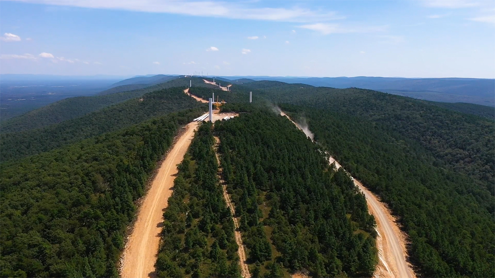 Wind Farm Under Construction